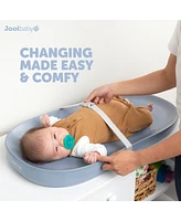 Jool Baby Waterproof Changing Pad - Easy to Clean, Lightweight & Portable Large Foam Cushion for Comfort (Sage)