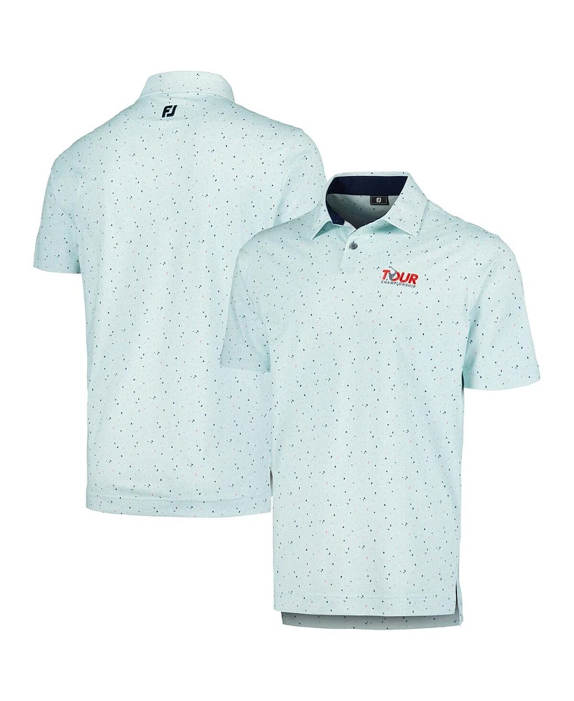 FootJoy Men's Aqua Tour Championship Tweed Texture Stretch Pique ProDry Polo