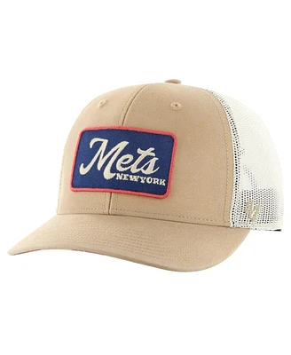 '47 Brand Men's Khaki New York Mets Glory Daze Trucker Adjustable Hat