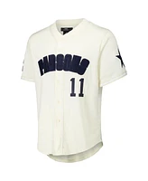 Pro Standard Men's Micah Parsons Cream Dallas Cowboys Name Number Triple Tonal Button-Up Baseball Jersey