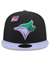 New Era Men's Black/Purple Toronto Blue Jays Grape Big League Chew Flavor Pack 9FIFTY Snapback Hat