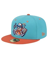 New Era Men's Turquoise Tulsa Drillers Theme Night Raft 59FIFTY Fitted Hat