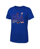 Outerstuff Big Boys and Girls Royal Team Usa Looney Tunes T-Shirt