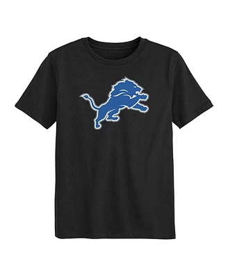 Outerstuff Preschool Black Detroit Lions Primary Logo T-Shirt