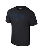 Colosseum Men's Black Duke Blue Devils Color Pop Active Blend T-Shirt