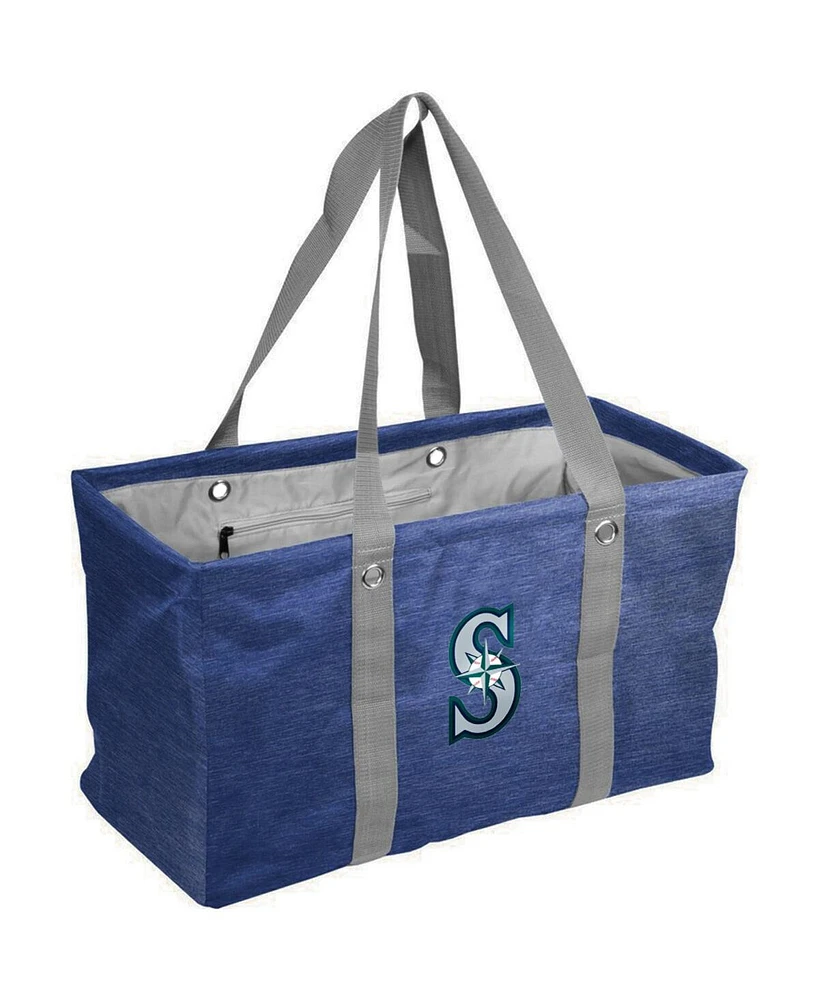 Logo Brands Seattle Mariners Crosshatch Picnic Caddy Tote Bag