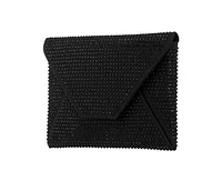 Nina Crystal Encrusted Square Envelope Clutch