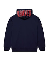 Mitchell & Ness Navy Atlanta Braves Team Og 2.0 Current Logo Pullover Hoodie