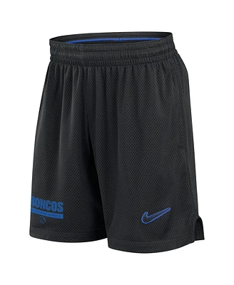 Nike Men's Black Boise State Broncos 2024 Sideline Mesh Shorts