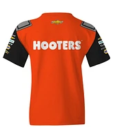 Hendrick Motorsports Team Collection Big Boys and Girls Orange/Black Chase Elliott Hooters Uniform T-Shirt