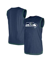 New Era Men's College Navy Seattle Seahawks Tank Top