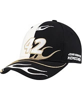 Legacy Motor Club Team Collection Men's Black John Hunter Nemechek Flame Adjustable Hat