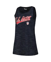 5th & Ocean Women's by New Era Navy Uswnt Athletic Cross Back Tank Top