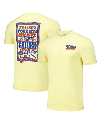 Image One Men's and Women's Yellow Florida Gators Hyper Local Two Bits Twenty-Three T-Shirt