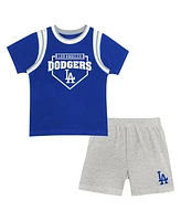 Fanatics Preschool Los Angeles Dodgers Loaded Base T-Shirt Shorts Set