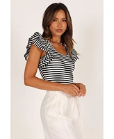 Petal and Pup Womens Martina Ribbed Top