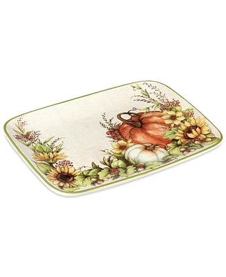 Certified International Autumn Breeze Rectangular Platter