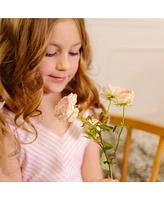 Hope & Henry Girls' Sleeveless Bow Shoulder Swing Dress
