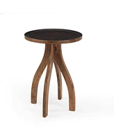 Streamdale Furniture End Table: Earthy Elegance For Your Living Space