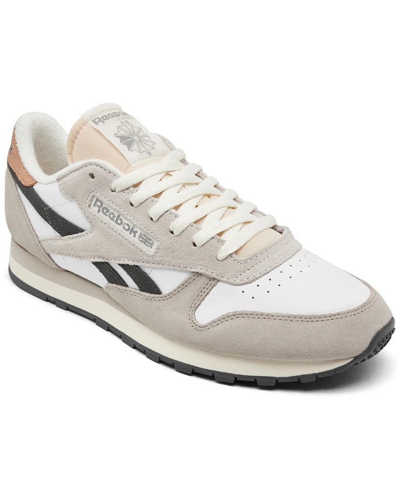 Reebok Men's Classic Leather Casual Sneakers from Finish Line