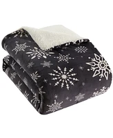 Stratford Park Flakes Sherpa 3-Pc. Comforter Set