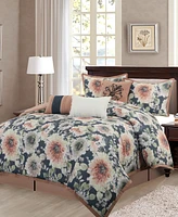 Stratford Park Morgana Floral 7-Pc. Comforter Set, King