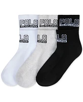 Polo Ralph Lauren Women's 3-Pk. Quarter Crew Socks