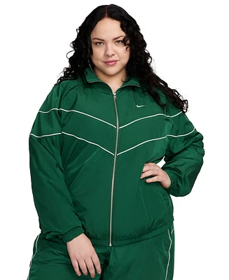 Nike Plus Size Windrunner Loose Uv Woven Full-Zip Jacket
