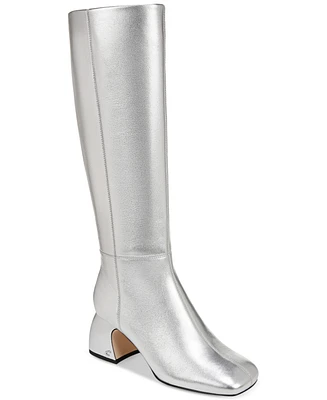 Circus Ny by Sam Edelman Women's Oaklyn Wide-Calf Block-Heel Dress Boots