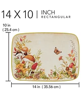 Certified International Woodland Critters Rectangular Platter