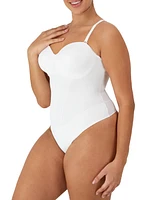 Maidenform Women's Firm Control Tummy-Shaping Multiway Thong Bodysuit DMS131