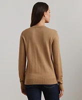 Lauren Ralph Petite Cotton-Blend Sweater