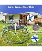 Streamdale Furniture 10FT Kids Jungle Gym Dome Climber with Hammock