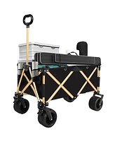 Streamdale Furniture Heavy-Duty Folding Wagon: Compact, Durable, All-Terrain