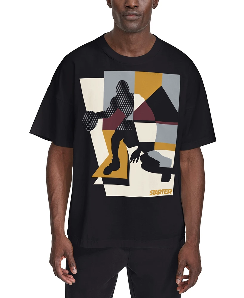 Starter Men's Ethan Basketball Graphic T-Shirt - Black