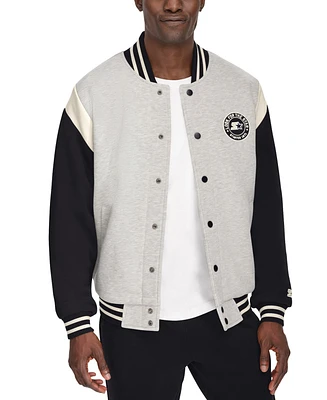 Starter Men's Heavyweight Fleece Varsity Jacket