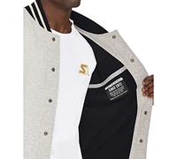 Starter Men's Heavyweight Fleece Varsity Jacket