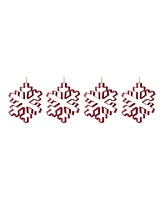 Slickblue Snowflake Cookie Cutter Ornament (Set of 4)