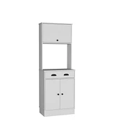 Fm Furniture Tennant Pantry Cabinet Microwave Stand