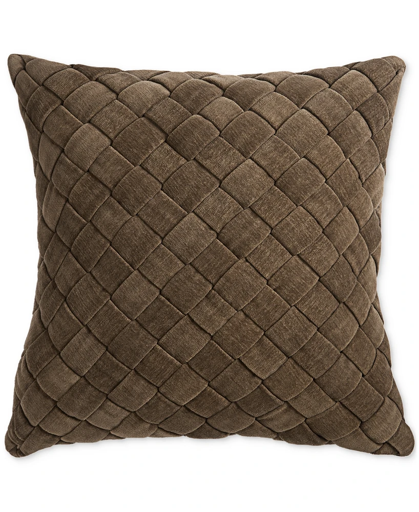 Hotel Collection Chenille Decorative Pillow, 18" x 18", Created for Macy's