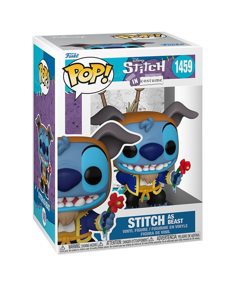 Funko Stitch as Beast 1459 Funko Pop Stitch in Costume Vinyl Figure