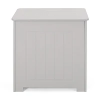 Streamdale Furniture Modern Faux Wood Bathroom Hamper With Flip Top Lid