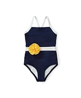 Hope & Henry Toddler Girls One-Piece Swimsuit with Rosette