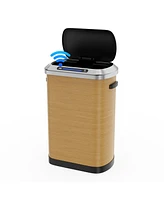 Simplie Fun 50L Smart Motion Sensor Trash Can with Slow-Closing Lid