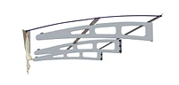 Streamdale Furniture Polycarbonate Door Awning with Aluminum Alloy Brackets