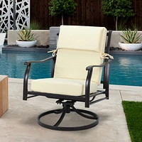Aoodor Outdoor Chair Cushion 20.5x20.5x4.33 inches Patio Furniture Seat Cushion