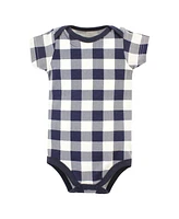 Hudson Baby Boys Cotton Bodysuits