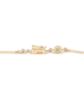 Diamond Station Link Bracelet (1/2 ct. t.w.) in 14k Gold, Created for Macy's