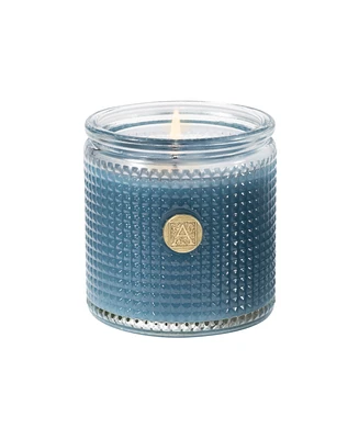 Aromatique Starlit Cedar Textured Glass Candle,6oz