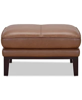 Kettner 32" Leather Ottoman, Created for Macy's